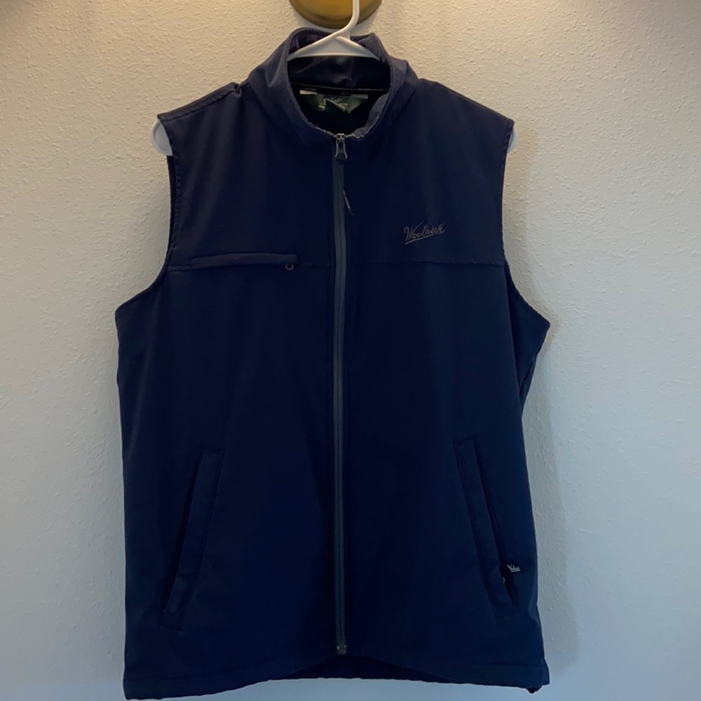 Men’s Woolrich Navy Vest - Size Medium